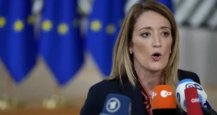 Presidentja e Parlamentit Evropian, Roberta Metsola bënë thirrje për shtensionim e situatës në mes të Kosovës dhe Serbisë