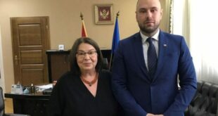 Ministri i Jashtëm i Malit të Zi, Gjorgje Raduloviq, priti ambasadoren e sapoemëruar të Kosovës në këtë shtet, Ariana Zherka Hoxha