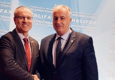 Ministri i FSK-së, Rrustem Berisha, por merr pjesë në Forumin Ndërkombëtar të Sigurisë, në Halifaks