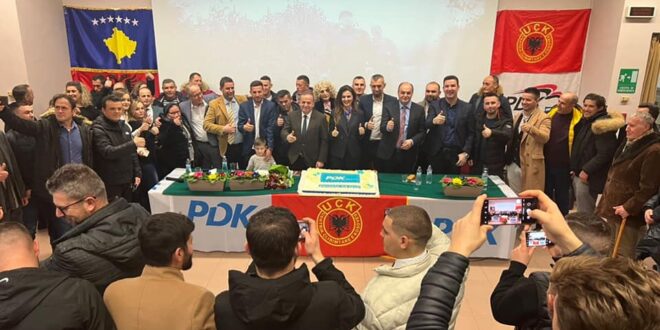 Partia Demokratike e Kosovës ka themeluar nëndegë në Padova të Italisë