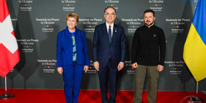 Bajram Begaj, në Samitin e Zvicrës për Ukrainën, ka folur për nevojën imediate lidhur me gjetjen e një rruge drejt paqes