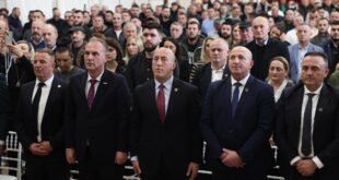 Ramush Haradinaj me partnerët e koalicionit mbajtën një takim me bashkatdhetarë, në Augsburg të Gjermanisë