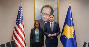 Lumir Abdixhiku, ka pritur në takim të ngarkuarën me punë të Ambasadës amerikane zonjën, Anu Prattipati