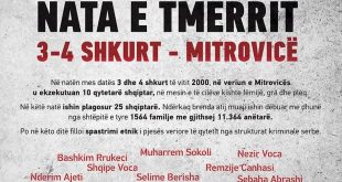 21 vjet nga masakra në veri të Mitrovicës në të cilën kriminelët serbët vranë mizorisht 10 civil shqiptarë