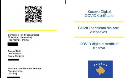 Ministria e Shëndetësisë: Certifikata elektronike e vaksinimit mund të shkarkohet nga platforma on-line eKosova