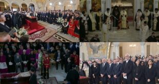 Gjatë ceremonisë mortore të Janullatosit në Tiranë, disa të pranishëm kanë brohoritur; “Rroftë Çamëria, rroftë Çamëria, poshtë Beleri”