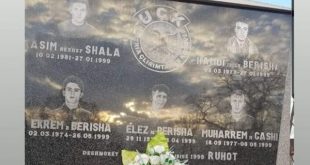 Në 21 vjetorin e rënies heroike u përkujtuan dëshmorët e kombit Kasim Rexhep Shala dhe Hamdi Ibish Berisha