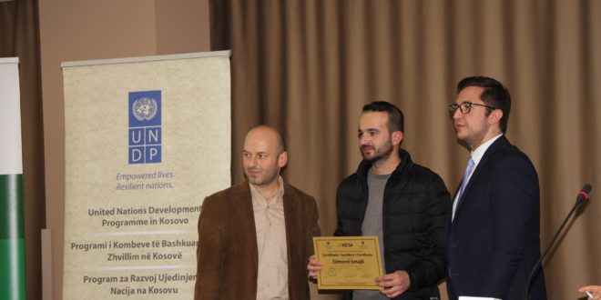 UNDP, MPMS dhe KIESA ndanë certifikata për praktikantë