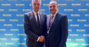 Nënkryetari i Kuvendit të Kosovës, Enver Hoxhaj, po merr pjesë në forumin “GLOBSEC 2022”, që po mbahet në Bratislavë