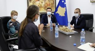 Ministri Mustafa e ka pritur në takim përfaqësuesen e përhershme të UNDP-së në Kosovë, Maria Suokko