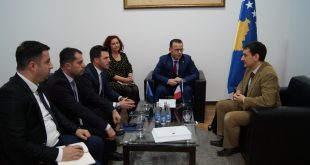 Zëvendësministri i MTI-së, Faton Thaçi, takoi atasheun e ambasadës së Francës në Kosovë, Joseph Giustiniani