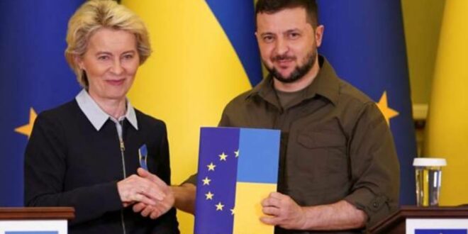 Ursula von der Leyen, u zotua t’i ofrojë kryetarit të Ukrainës, Zelensky një udhërrëfyes për anëtarësim në BE