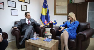 Ambasadori i Mbretërisë së Bashkuar, Ruairi O’Connell premton mbështetje për Kosovën në arenën ndërkombëtare