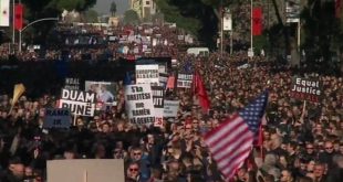 Policia e Shqipërisë ka njoftuar se fal masave të ndërmarra për siguri protesta kaloi pa incidente