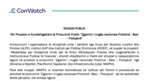 Edhe pas rekomandimeve të KRPP-së dhe shkeljeve, Ministria e Mjedisit ka vazhduar jashtëligjshëm nënshkrim e kontratave