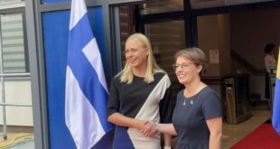 Ministrja e Jashtme e Finlandës, Elina Valtonen tha se do të bëjë të pamundurën për të arritur normalizimin mes Kosovës e Serbisë