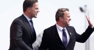 Mark Rutte dhe kryeministri i Luksemburgut, Xavier Bettel