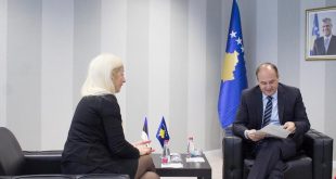 Zëvendëskryeministri Hoxhaj takon ambasadoren jo-rezidente të Estonisë në Kosovë, Eve-Kulli Kala