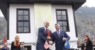 Kryetari, Hashim Thaçi, pritet të takohet në Prizren me kryeministrin e Shqipërisë, Edi Rama