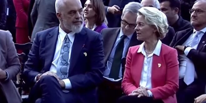 Ursula von der Leyen, në hapje të samitit të Procesit të Berlinit që po mbahet në Tiranë, bëri apel për bashkëpunim mes vendeve