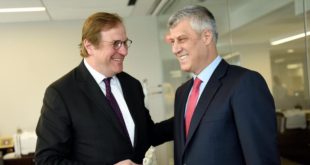 Kryetari Thaçi është takuar me presidentin e Atlantic Council, Frederick Kempe