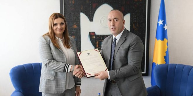 Kryeministri i vendit, Ramush Haradinaj ka emëruar Dijana Ziviq ministre të Bujqësisë Pylltarisë dhe Zhvillimit Rural